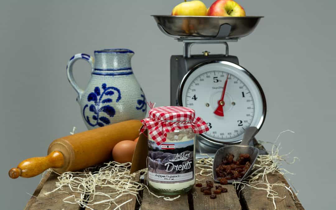 Bakmix Drents appeltaartje